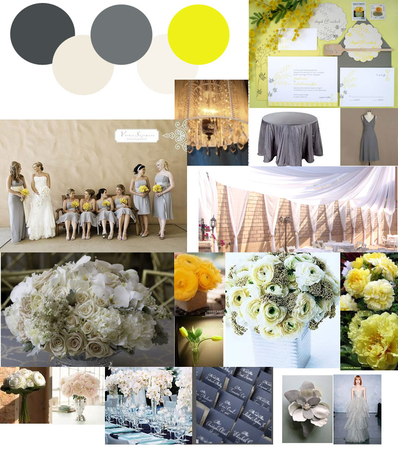 Tags grey and yellow wedding delicious colors wedding colors